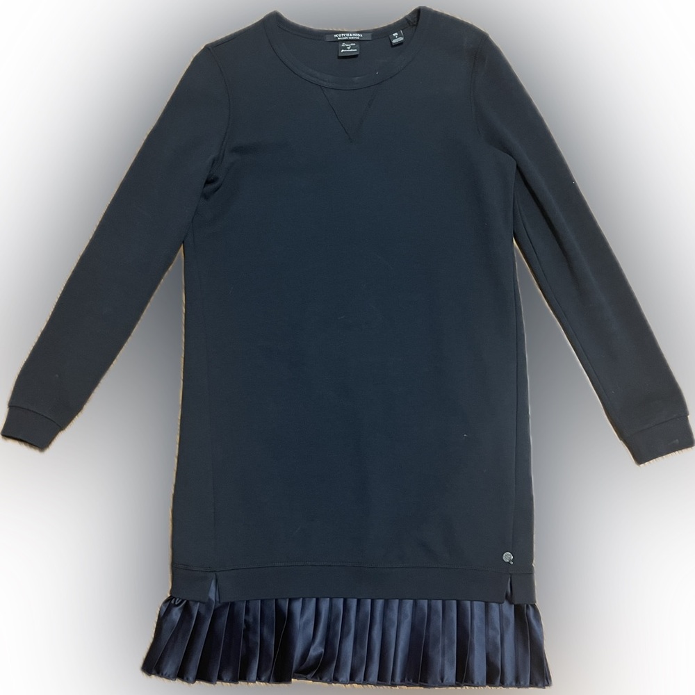 Scotch and soda pleated hem dress